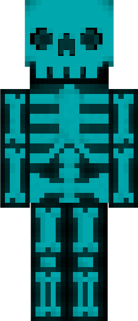 blue skeleton