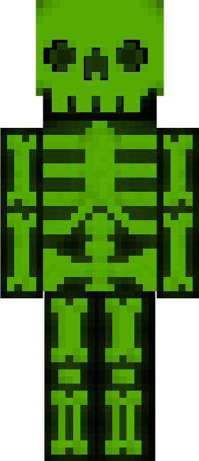 green skeleton