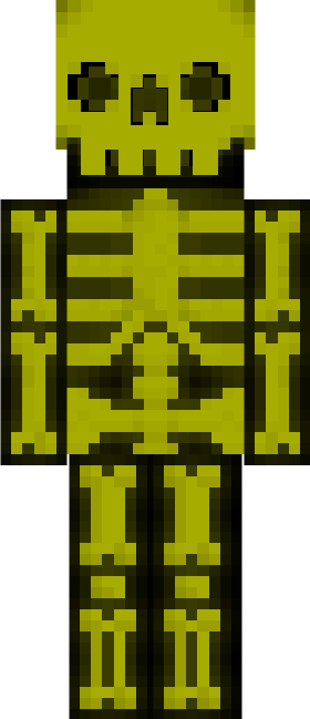 yellow skeleton