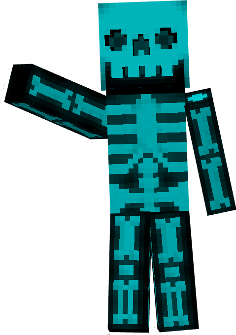 blue skeleton