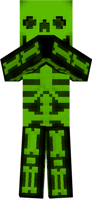 green skeleton