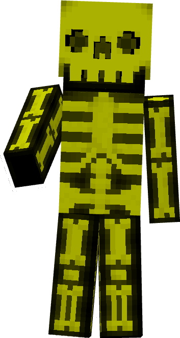 yellow skeleton